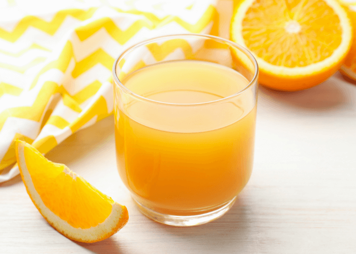 Zumo de naranja natural